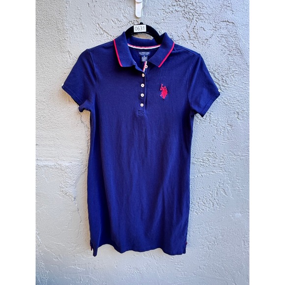U.S. Polo Assn. Dresses & Skirts - US Polo Womens Navy Blue Dress Collared Preppy Academia Collegiate Tennis